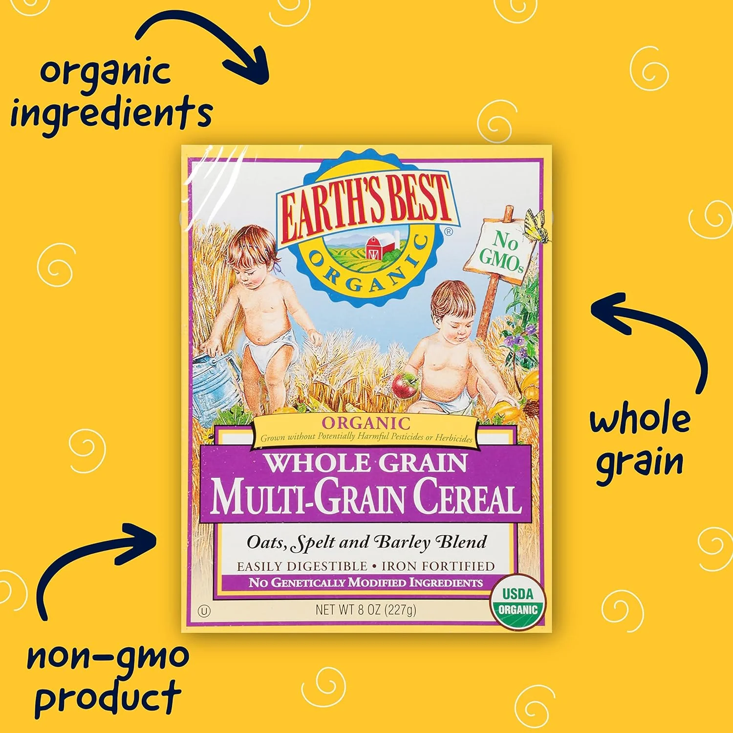 Organic Whole Grain Multi-Grain Baby Cereal - Image 2