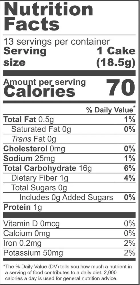 Organic Whole Grain Rice Cakes Wild Rice Pack - Lightly Salted - Image 3