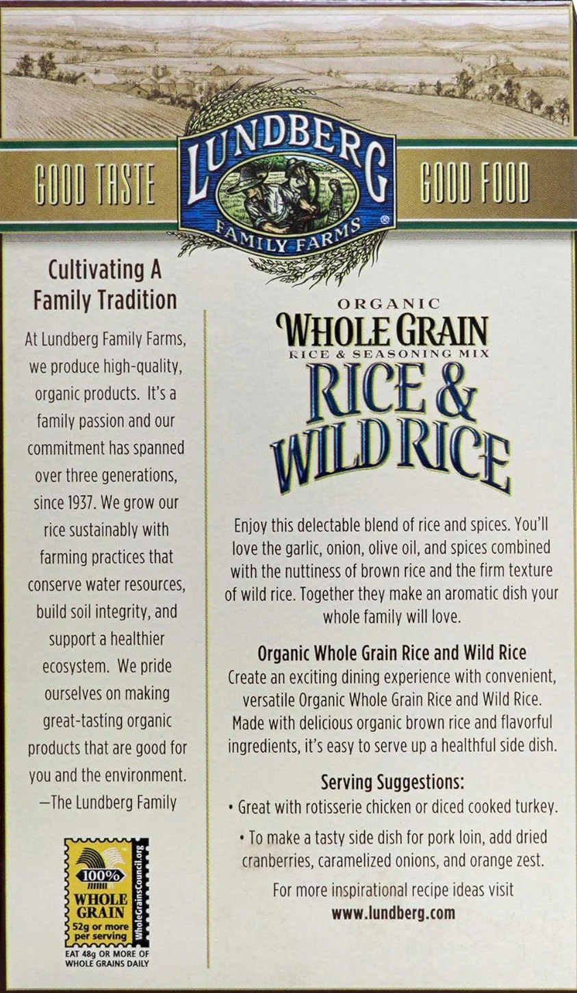 Organic Whole Grain Rice & Original Wild Rice (6 Pack) - Image 2
