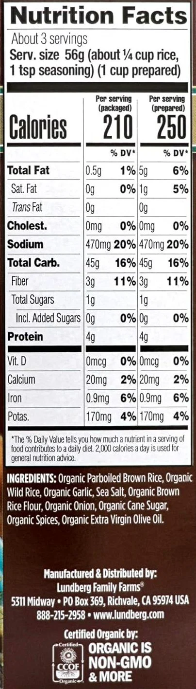 Organic Whole Grain Rice & Original Wild Rice (6 Pack) - Image 4