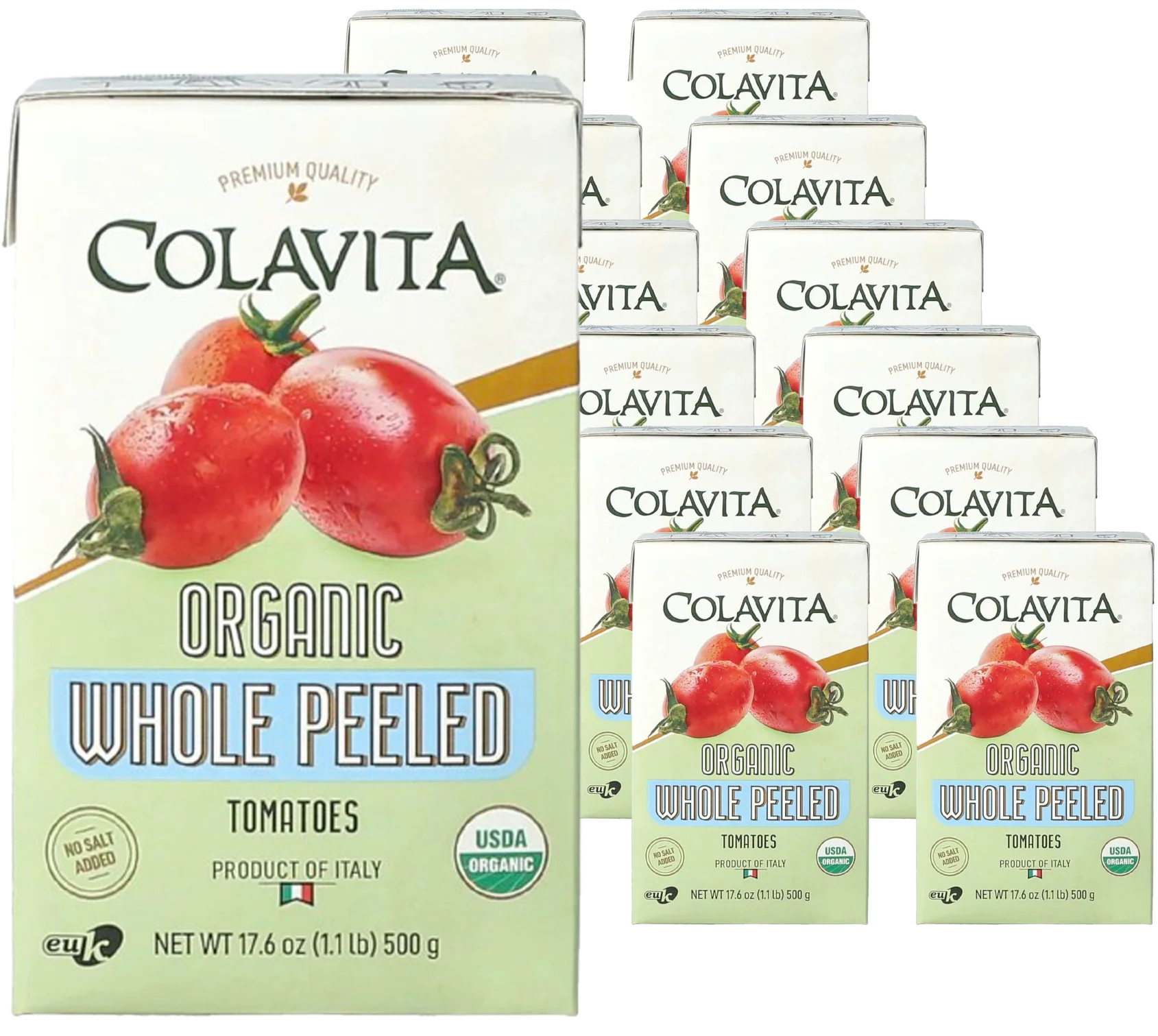 Organic Whole Peeled Tomatoes (12 Pack)