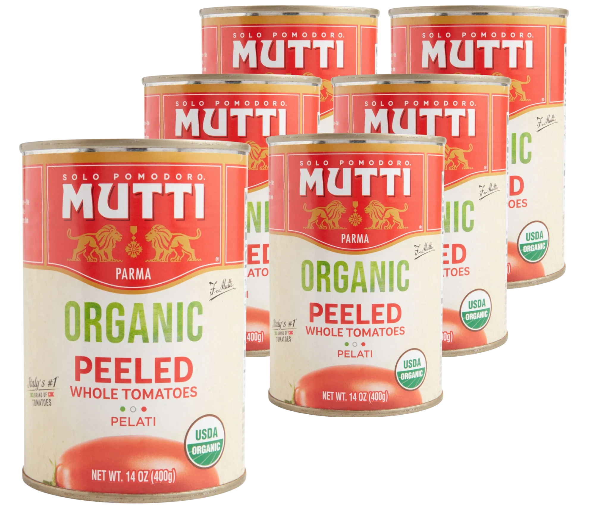 Organic Whole Peeled Tomatoes (6 Pack)