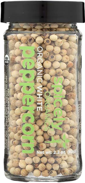 Organic Whole White Peppercorns