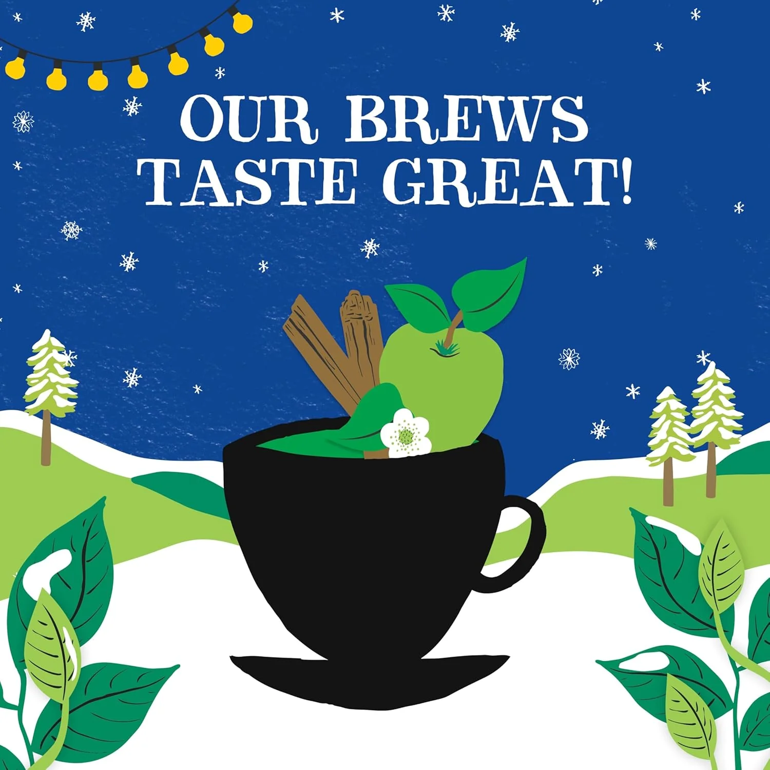 Organic Winter Apple and Cinnamon Herbal Tea (20 CT) - Image 4