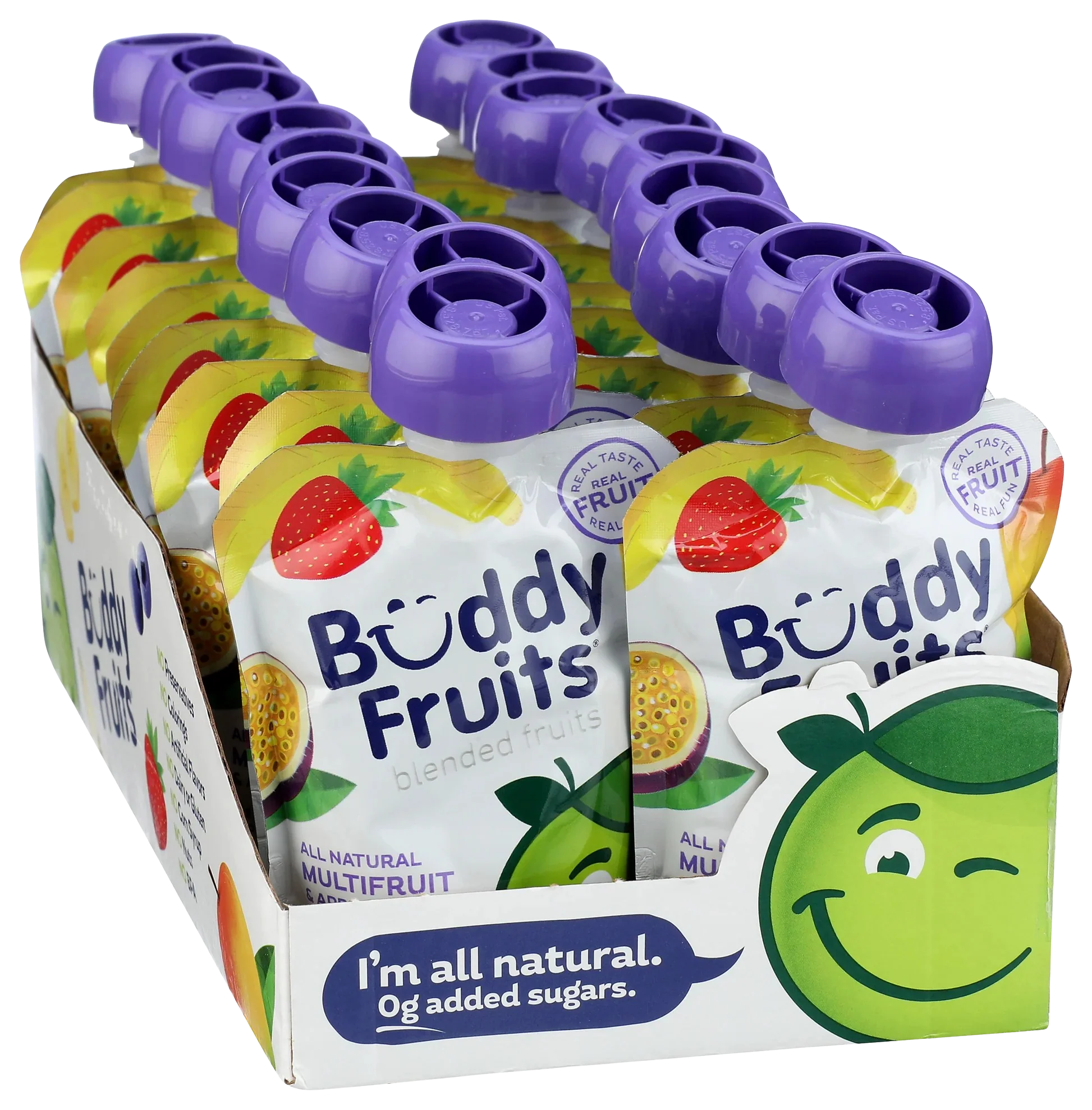 Original Apple & Multifruit Fruit Pouch (18 Pack)
