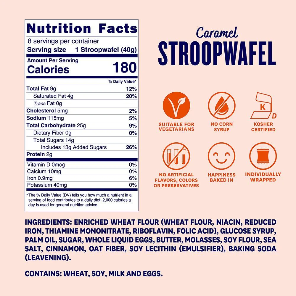 Original Caramel Filled Stroopwafel (8 CT) - Image 4