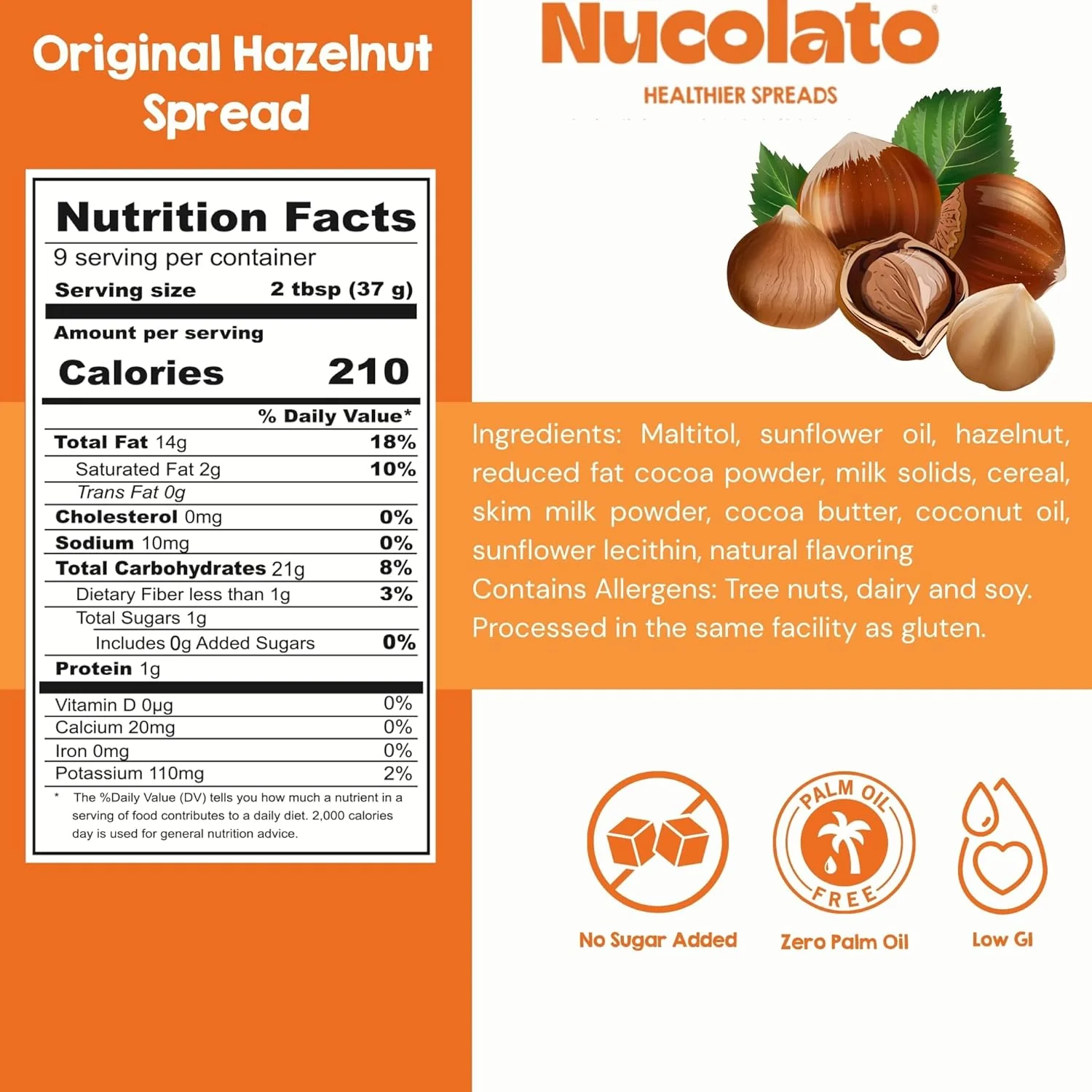 Original Hazelnut Spread - No Sugar - Image 5
