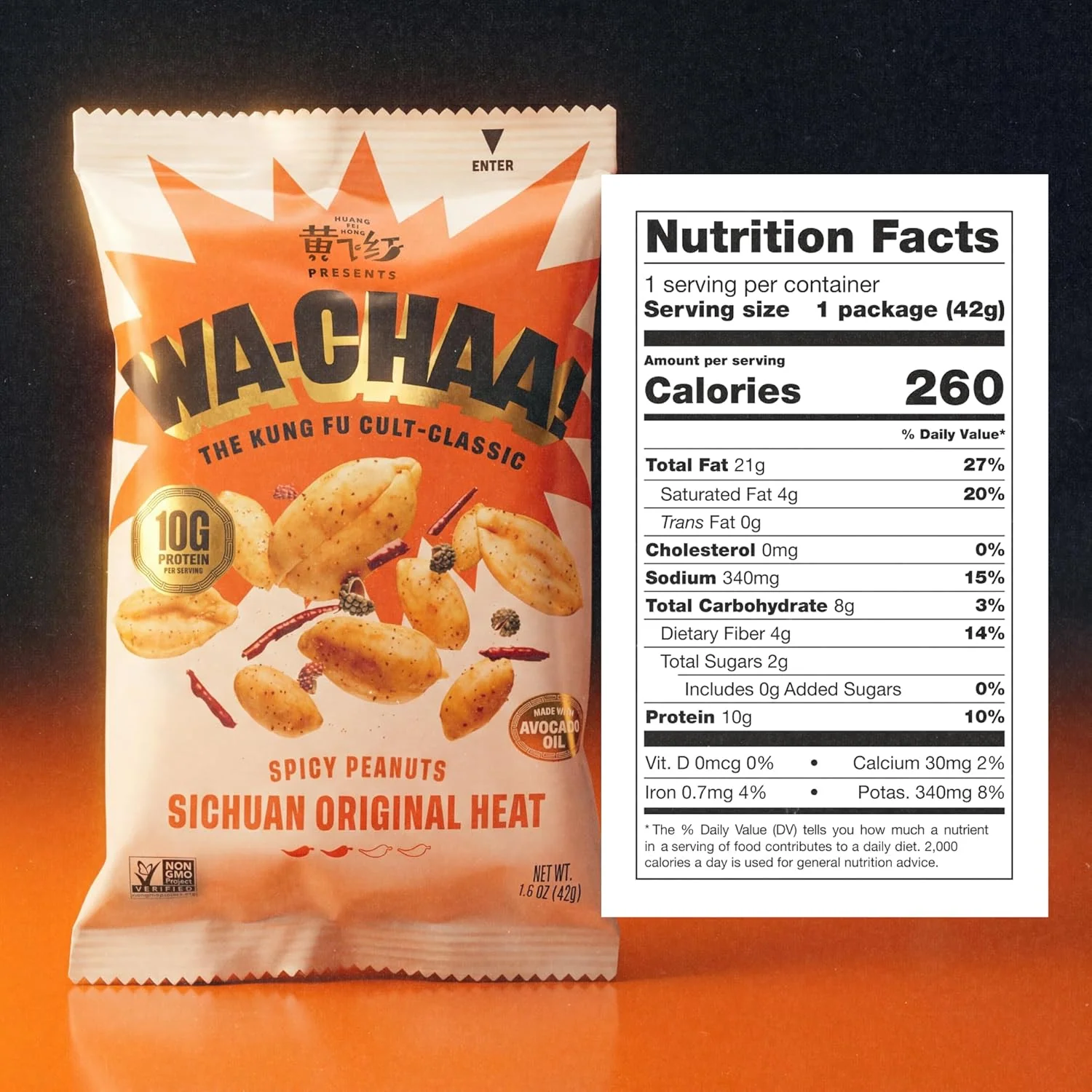 Original Heat Sichuan Peanuts (8 Pack) - Image 5