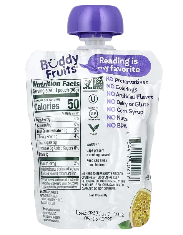 Original Multifruit & Apple Fruit Pouch (18 Pack) - Image 3