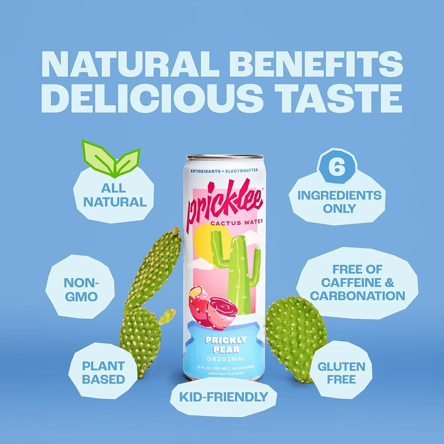 Original Prickly Pear Cactus Water (12 Pack) - Image 2