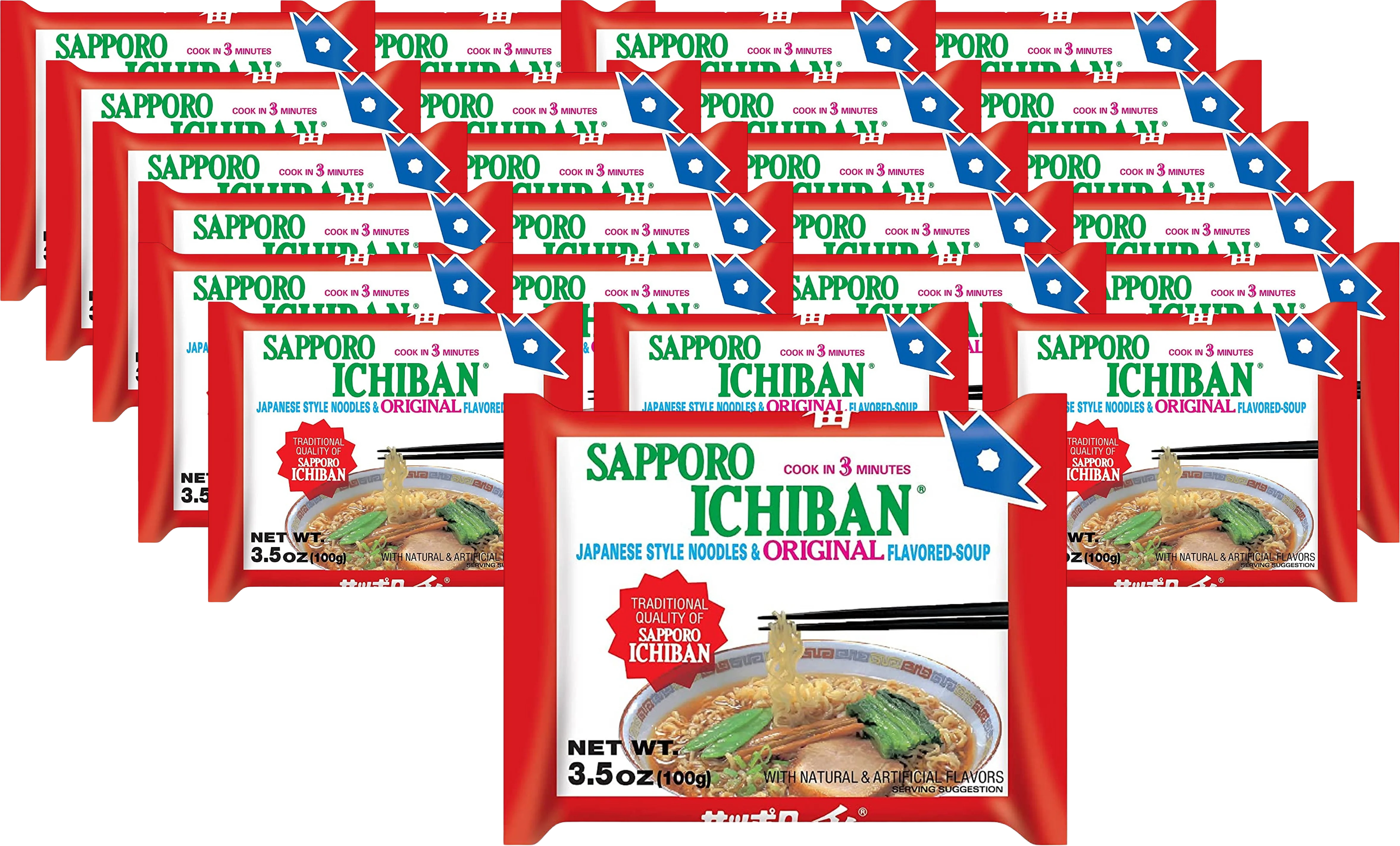 Original Sapporo Ichiban Noodle (24 Pack)