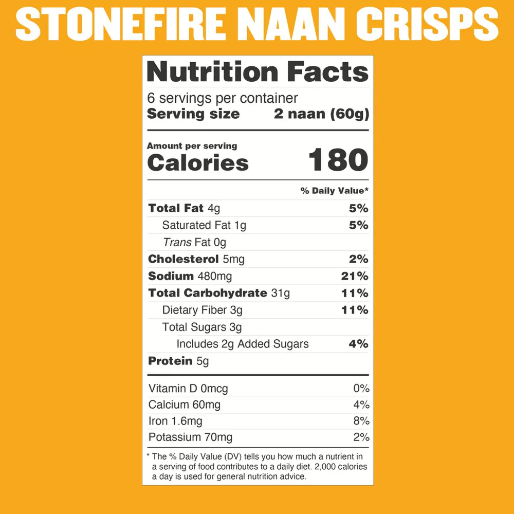 Original Sea Salt Naan Crisps - Image 4