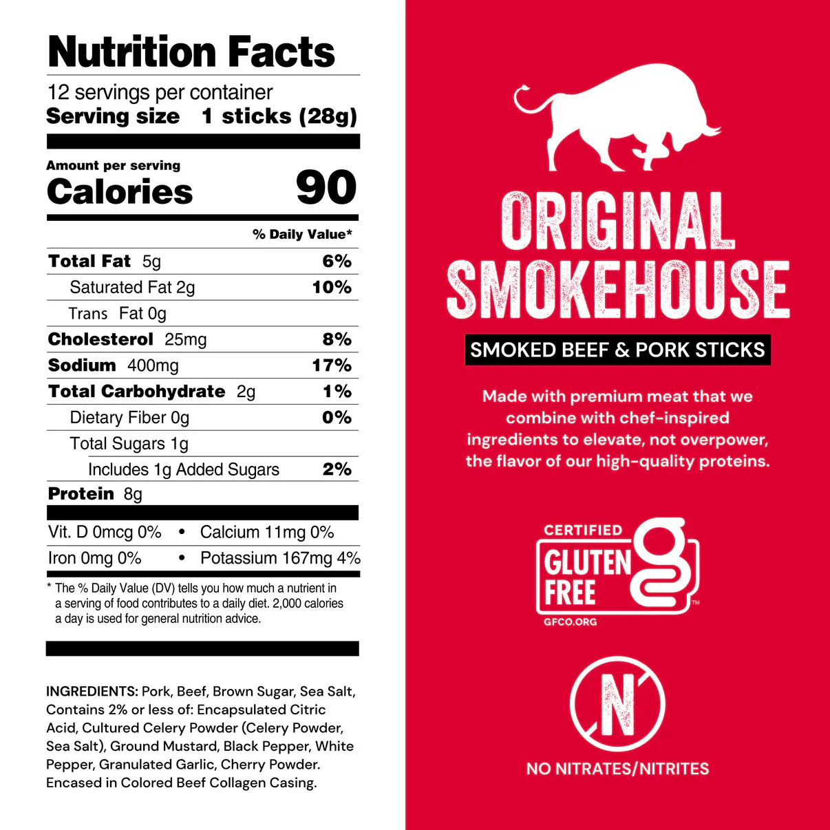Original Smokehouse Snack Sticks Jerky (24 Pack) - Image 3