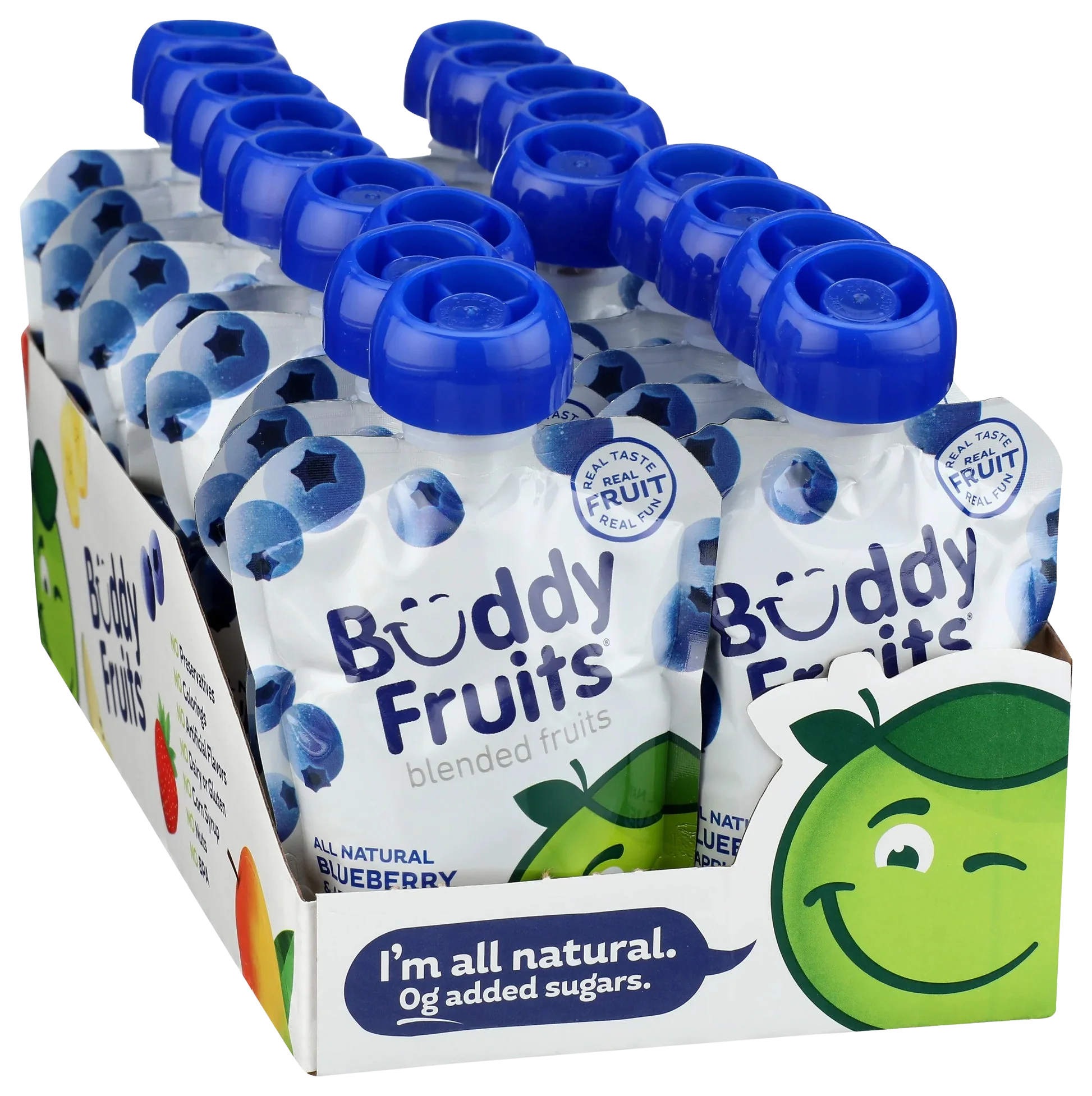 Originals Apple and Blueberry Fruit Pouch (18 Pack)