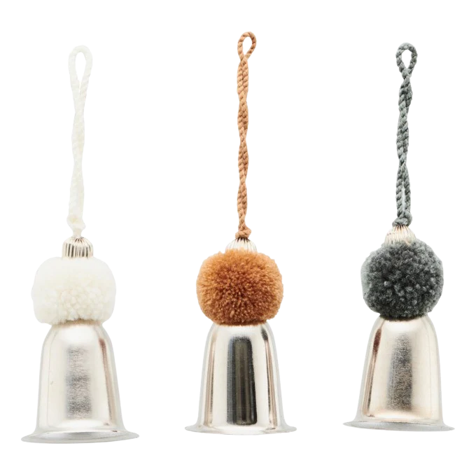 Ornament Bells - Silver Finish (12 Pack) - Image 2