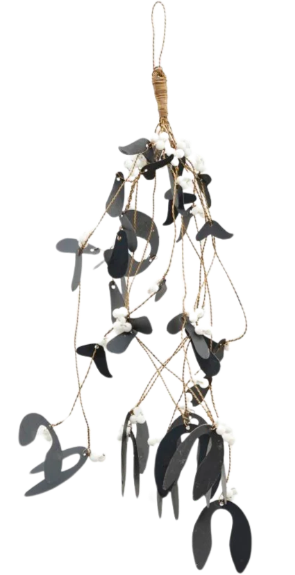 Ornament Mistletoe - Black (13.78 in)