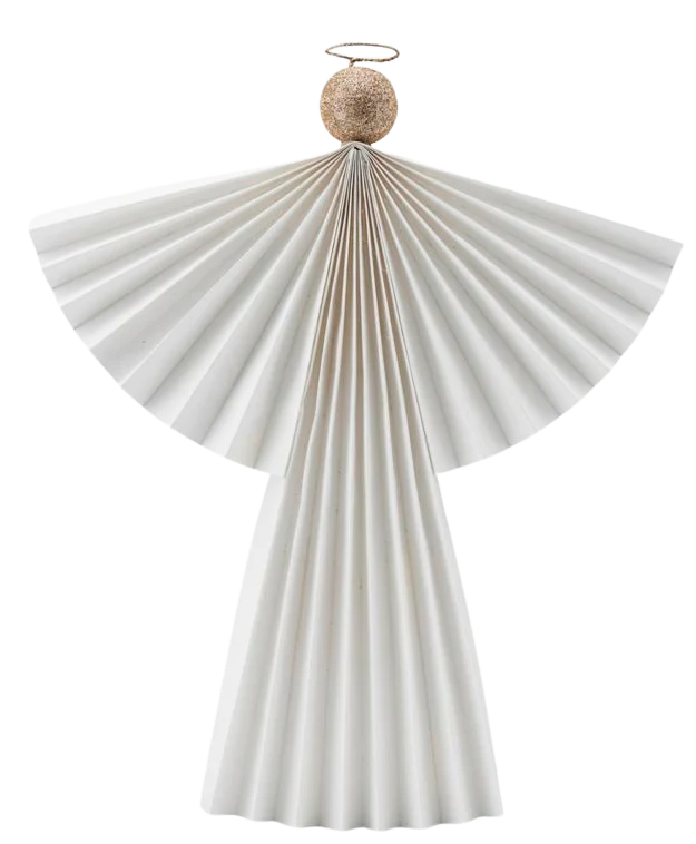 Ornaments Angels White (13.78 in) (12 Pack) - Image 2