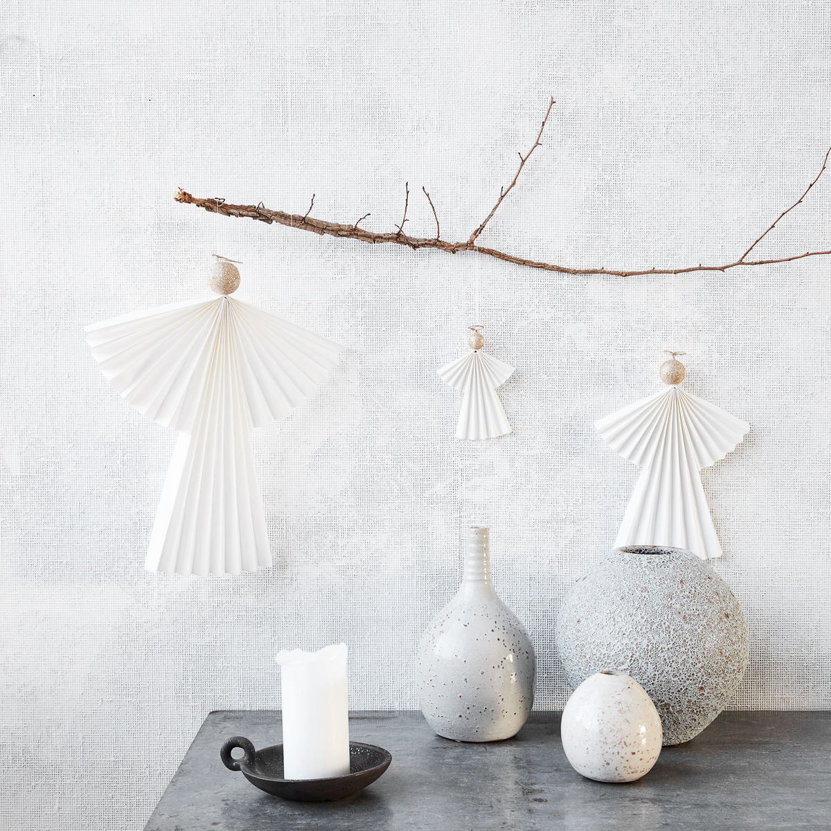 Ornaments Angels White (13.78 in) (12 Pack) - Image 4
