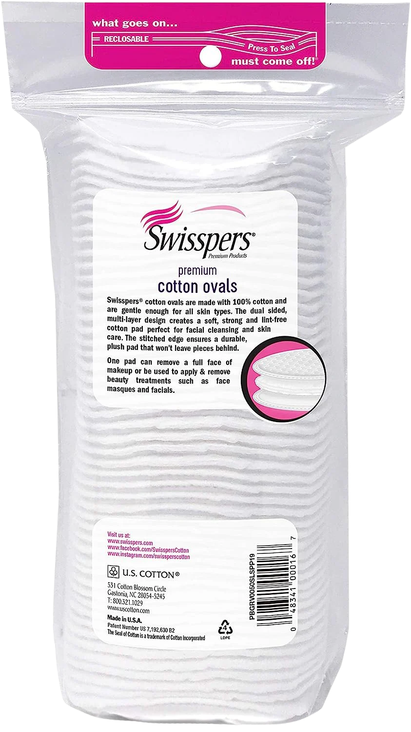 Ovals Cotton Pad (50 CT) - Image 2