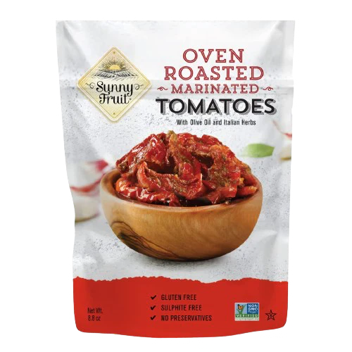 Marinated Tomatoes with Olive Oil and Italian Herbs (4 Pouches) - Image 2