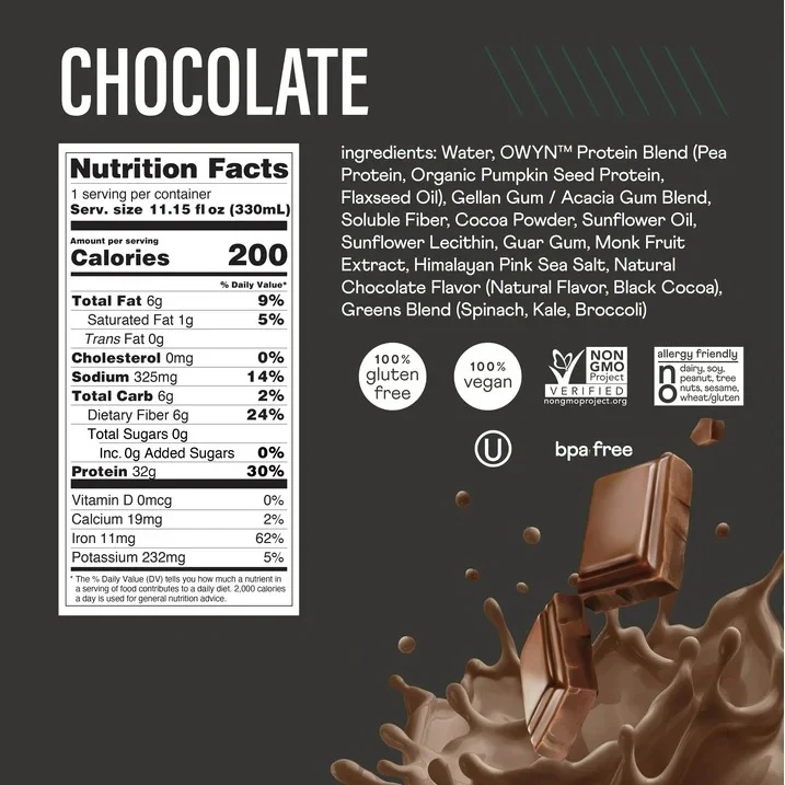 OWYN Pro Elite Chocolate Protein Drink (4 CT) - Image 6