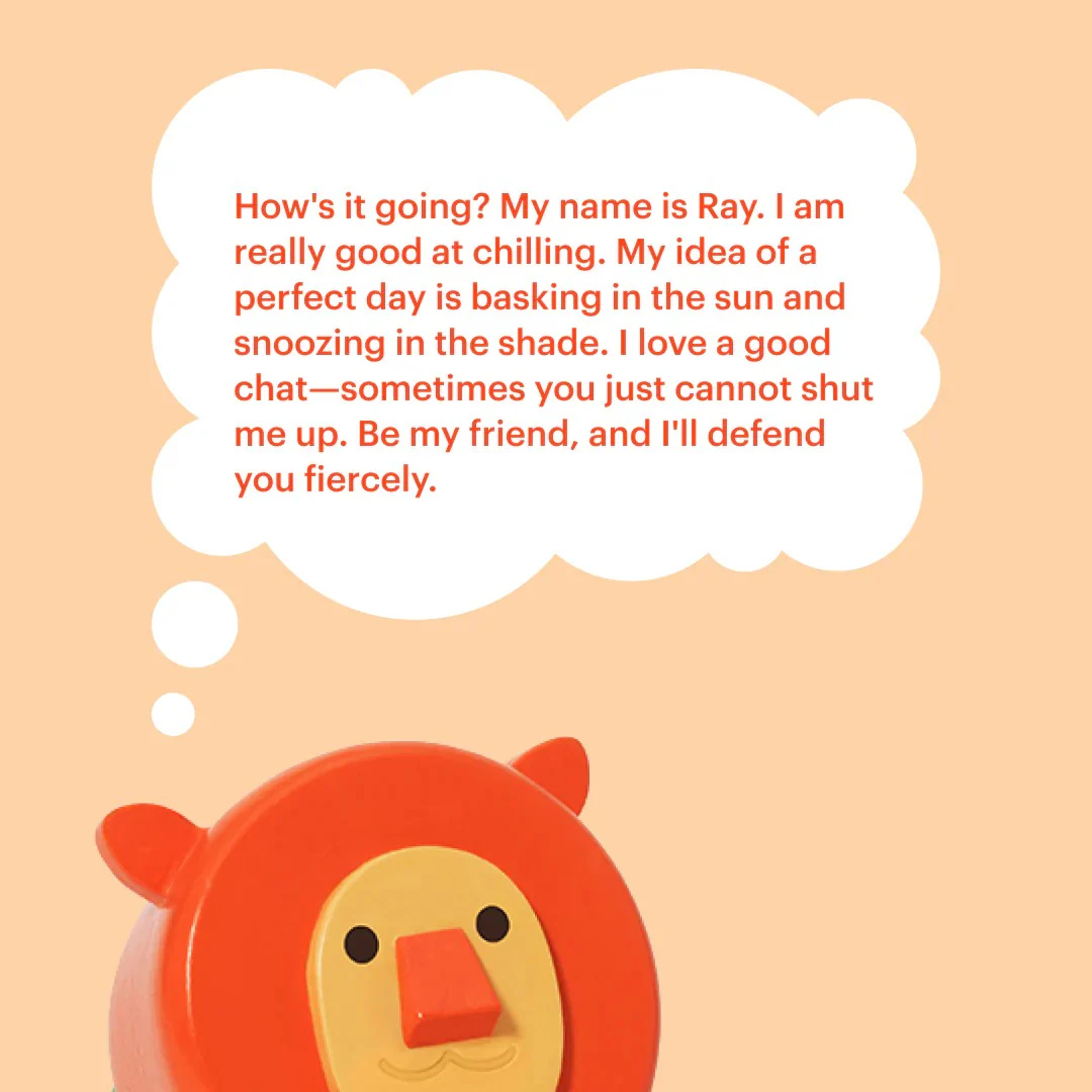 Palimal Toy Figurine With Magnets - Lion Color - Image 2