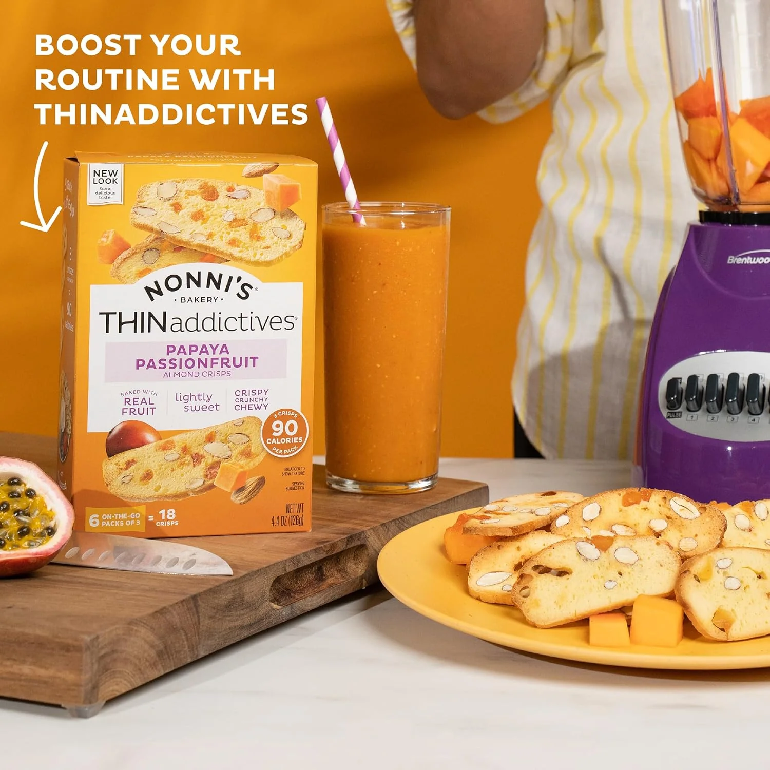 Papaya Passionfruit Almond Cookies (6 CT) - Image 3