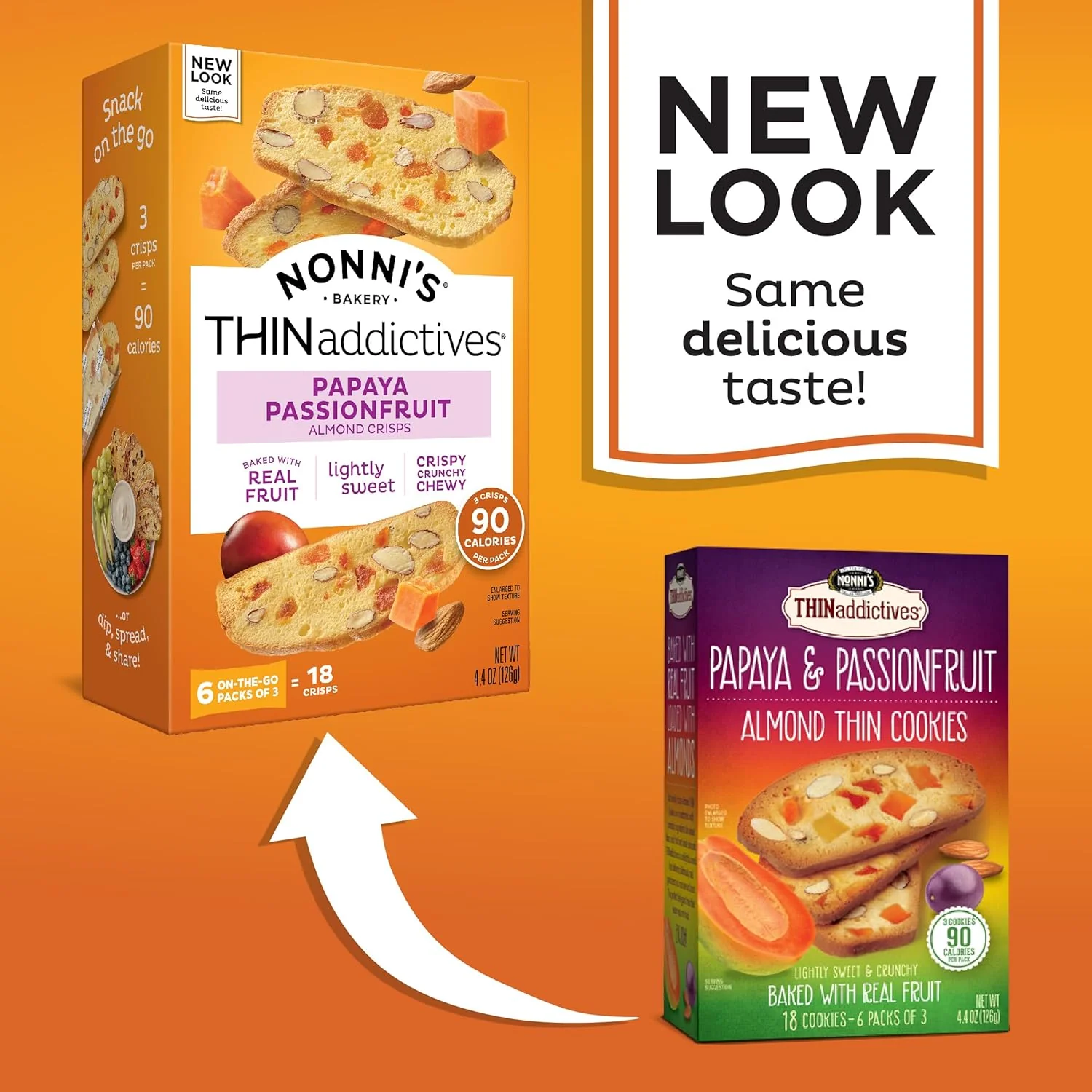 Papaya Passionfruit Almond Cookies (6 CT) - Image 4