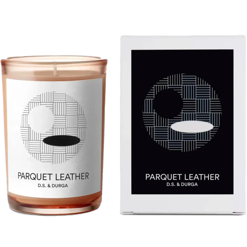Parquet Leather Candle