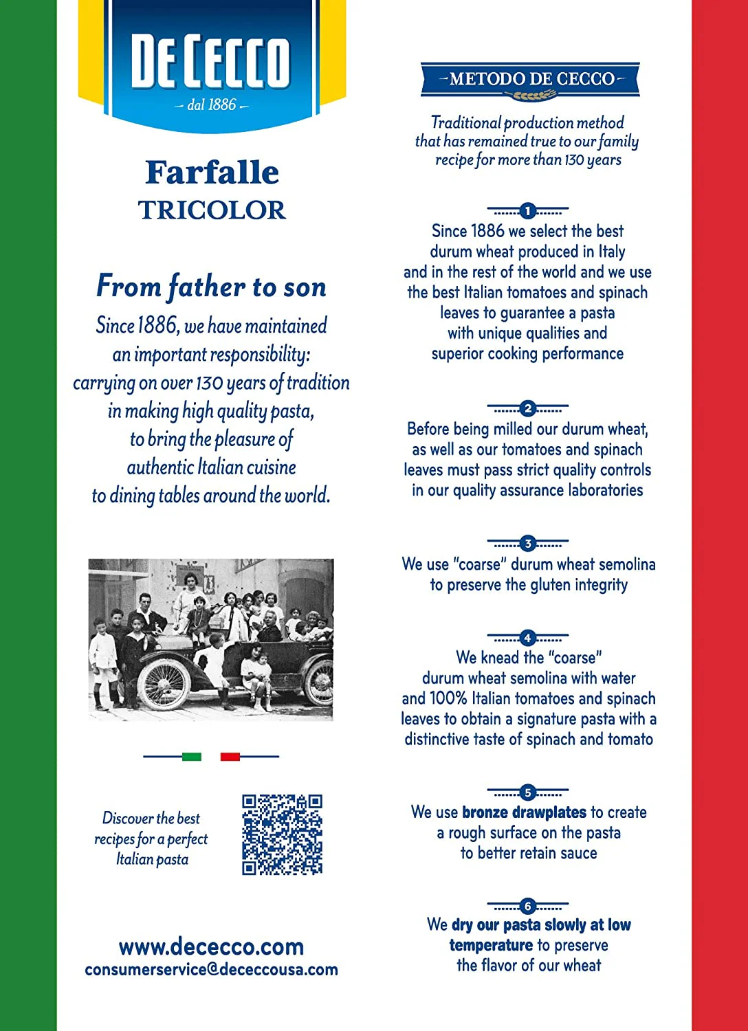 Tricolor Farfalle Pasta - Image 2