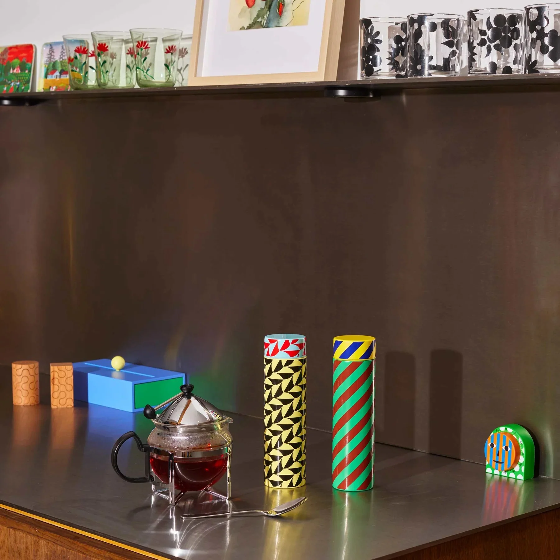 Pattern Thermal Flask - Stripe - Image 3