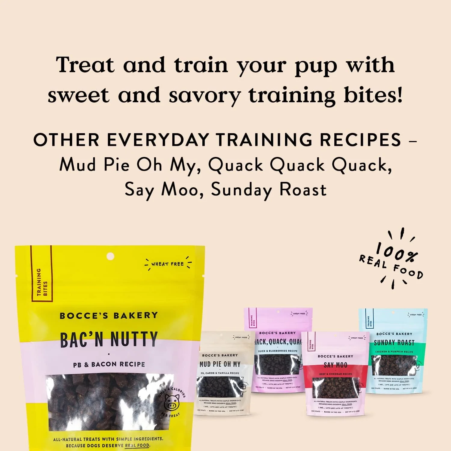 PB & Bacon Training Bites Dog Treat - Image 3