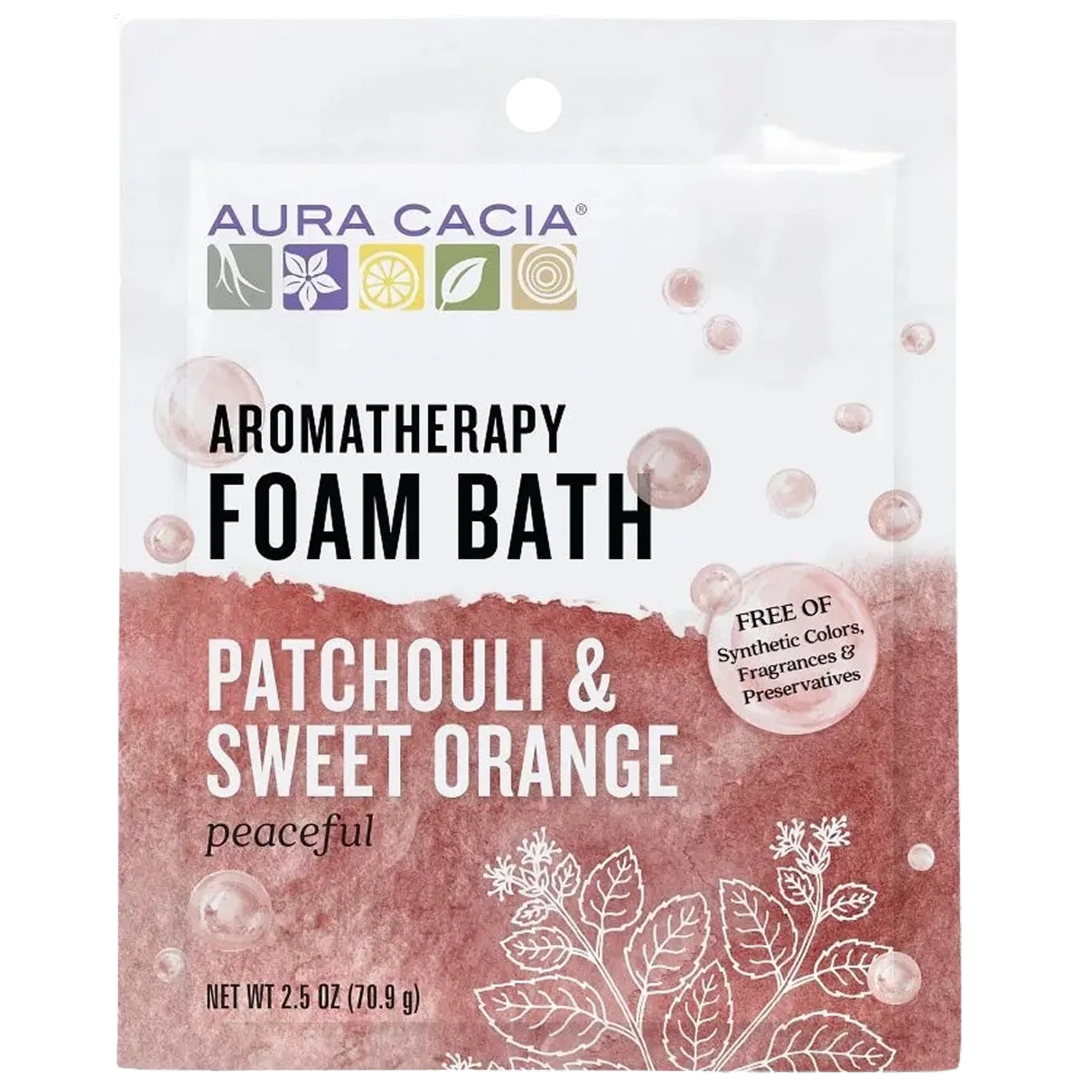 Peaceful Patchouli and Sweet Orange Foam Bath