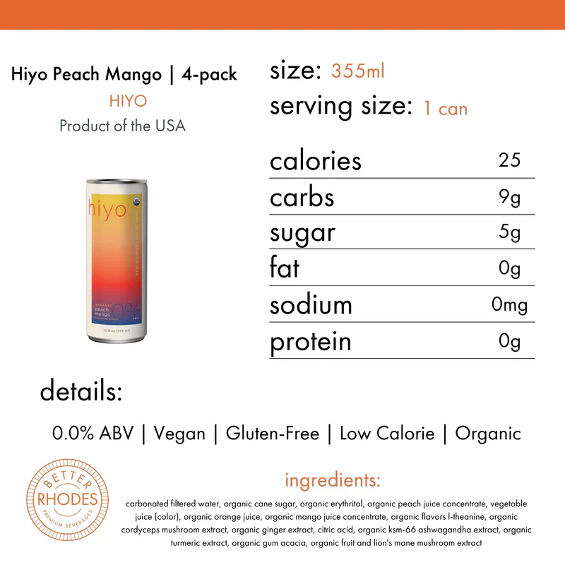 Peach Mango Seltzer (4 Pack) - Image 8
