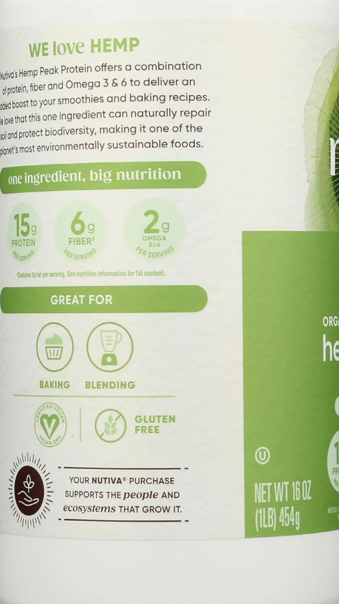 Peak Protein Hemp Protein Powder - Image 2