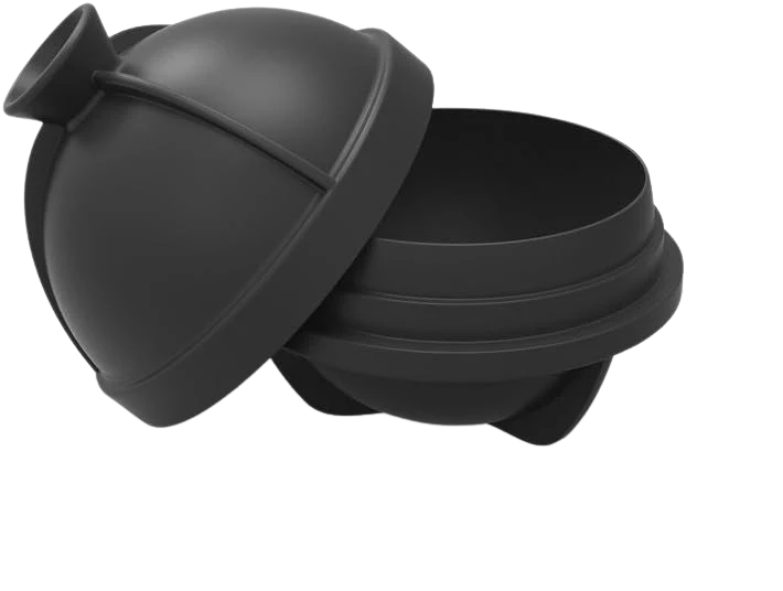 Peak Single Sphere Mold - Charcoal - Image 2