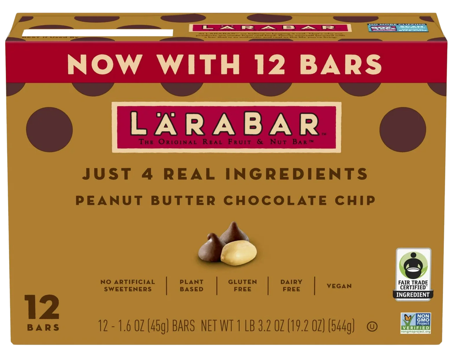 Peanut Butter Choc Chip Bar (12CT)