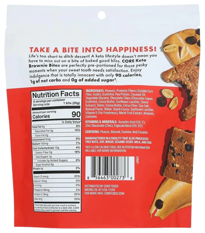 Peanut Butter Chocolate Chip Brownie Bites - Image 2
