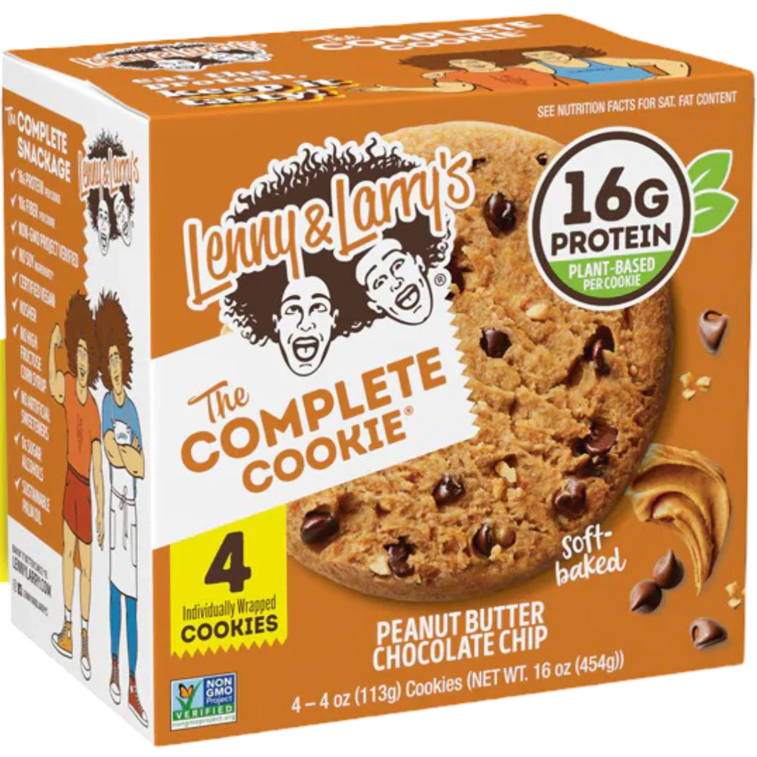 Peanut Butter Chocolate Chip Complete Vegan Cookies (4CT) - Image 5