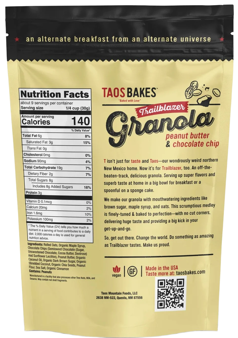 Peanut Butter Chocolate Chip Granola - Image 2