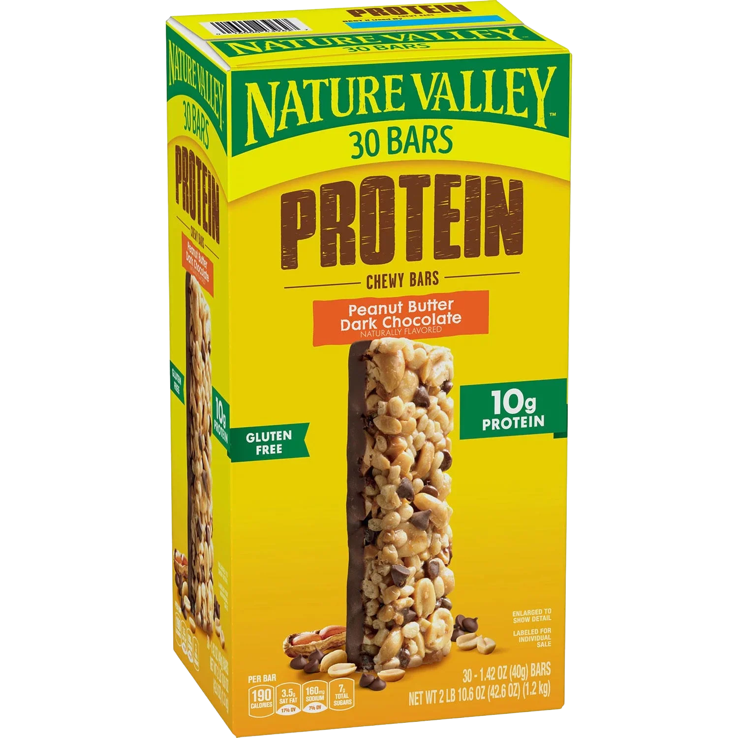 Peanut Butter Dark Chocolate Protein Chewy Bars (30 CT)