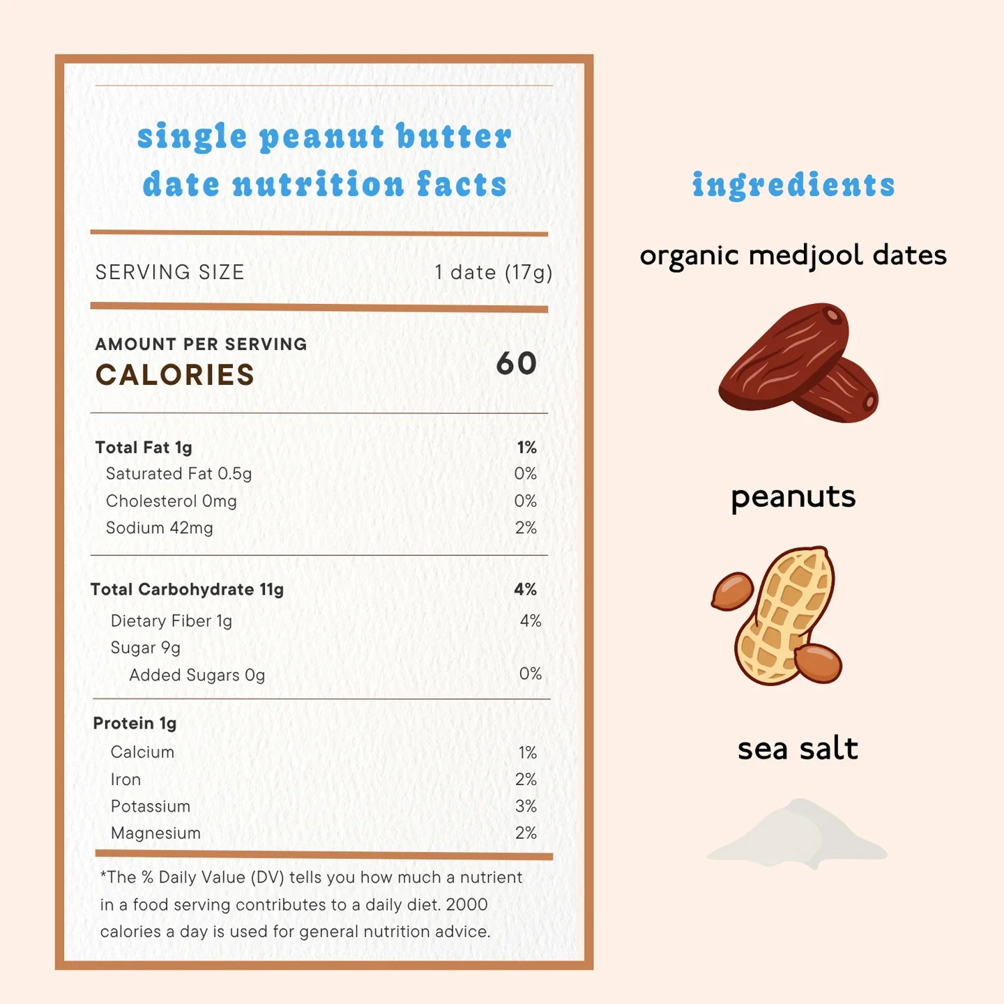 Peanut Butter Dates Single Wrapped (40 CT) - Image 4