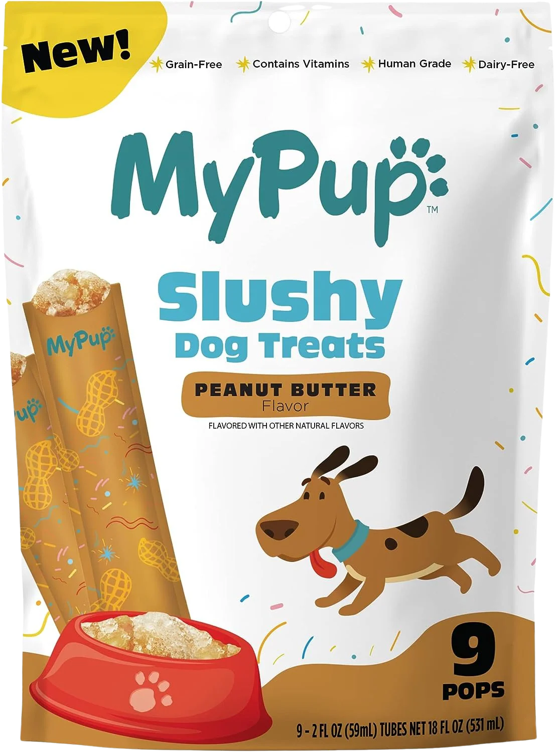 Peanut Butter Flavored Slushy Dog Treats (9 CT)