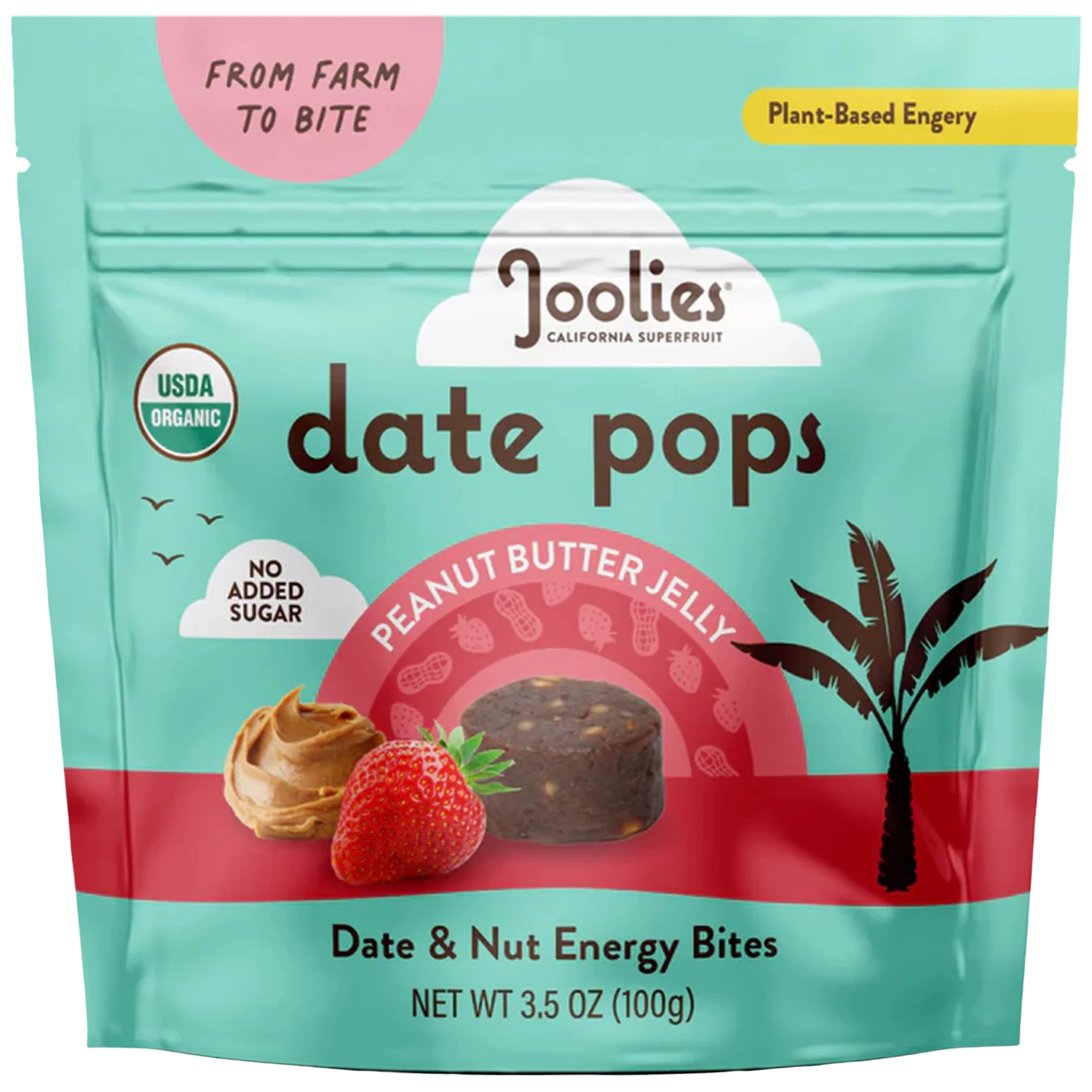 Organic Peanut Butter Jelly Date Pops
