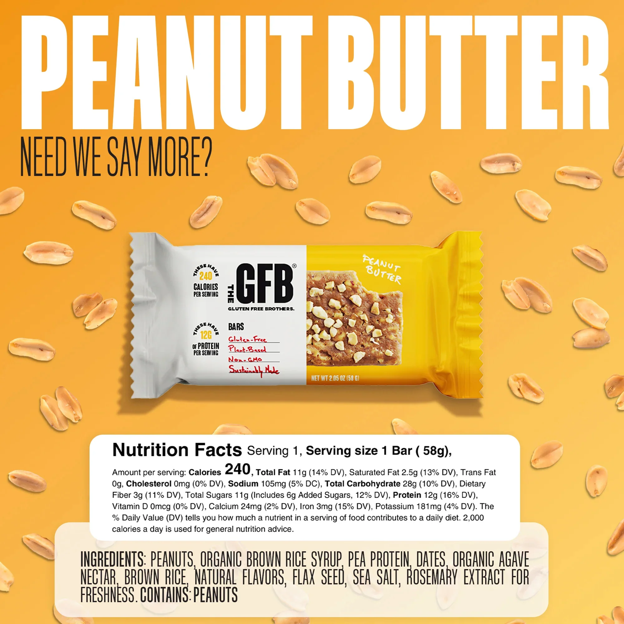 Peanut Butter Protein Bars (4 CT) - Image 5