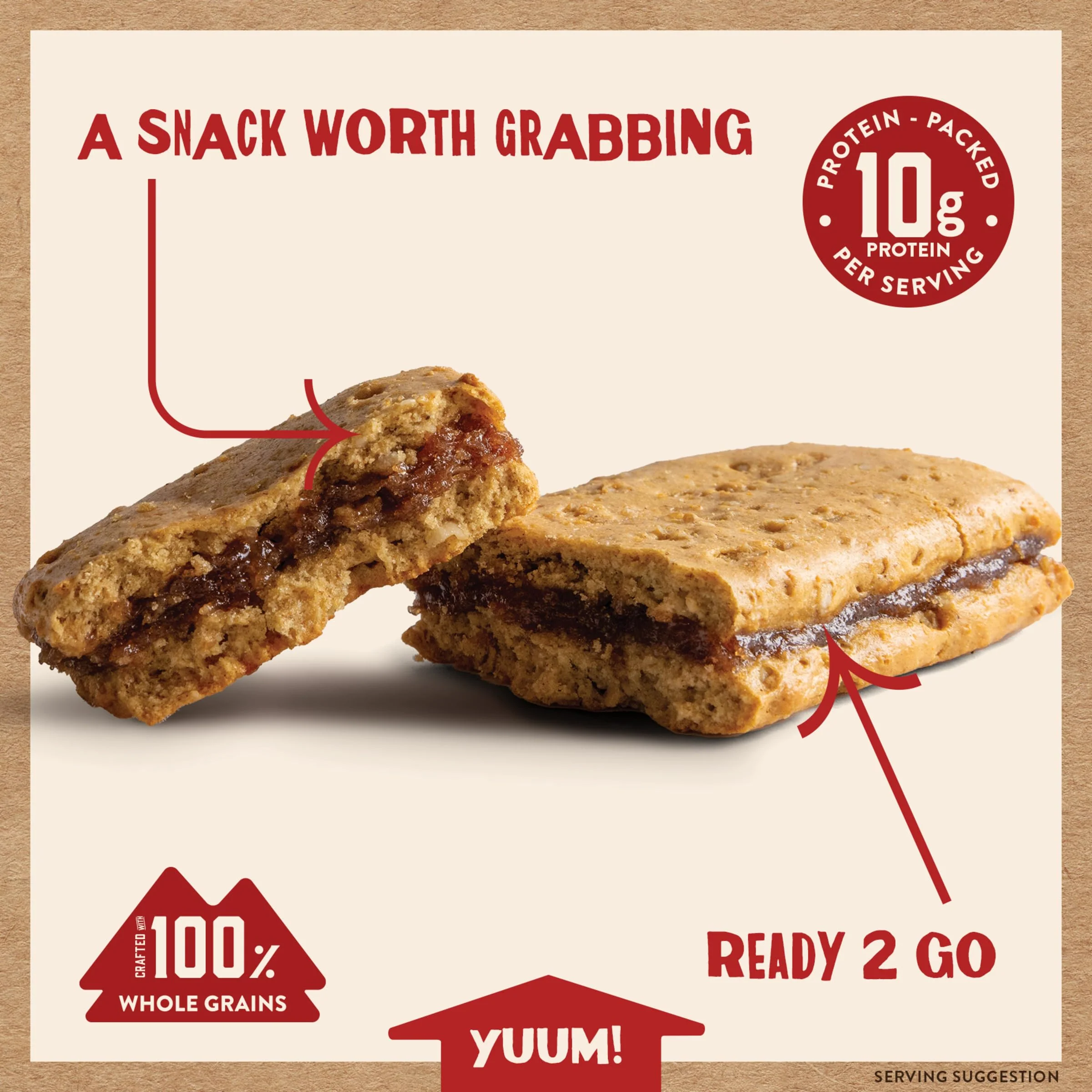Peanut Butter Strawberry Breakfast Bar (4 CT) - Image 2