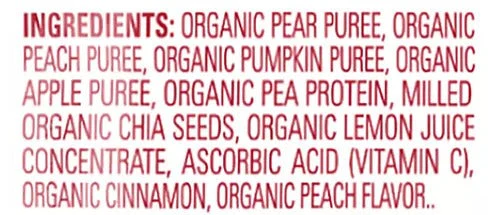 Pears, Peaches, Pumpkin & Apples Toddler Pouch - Image 2