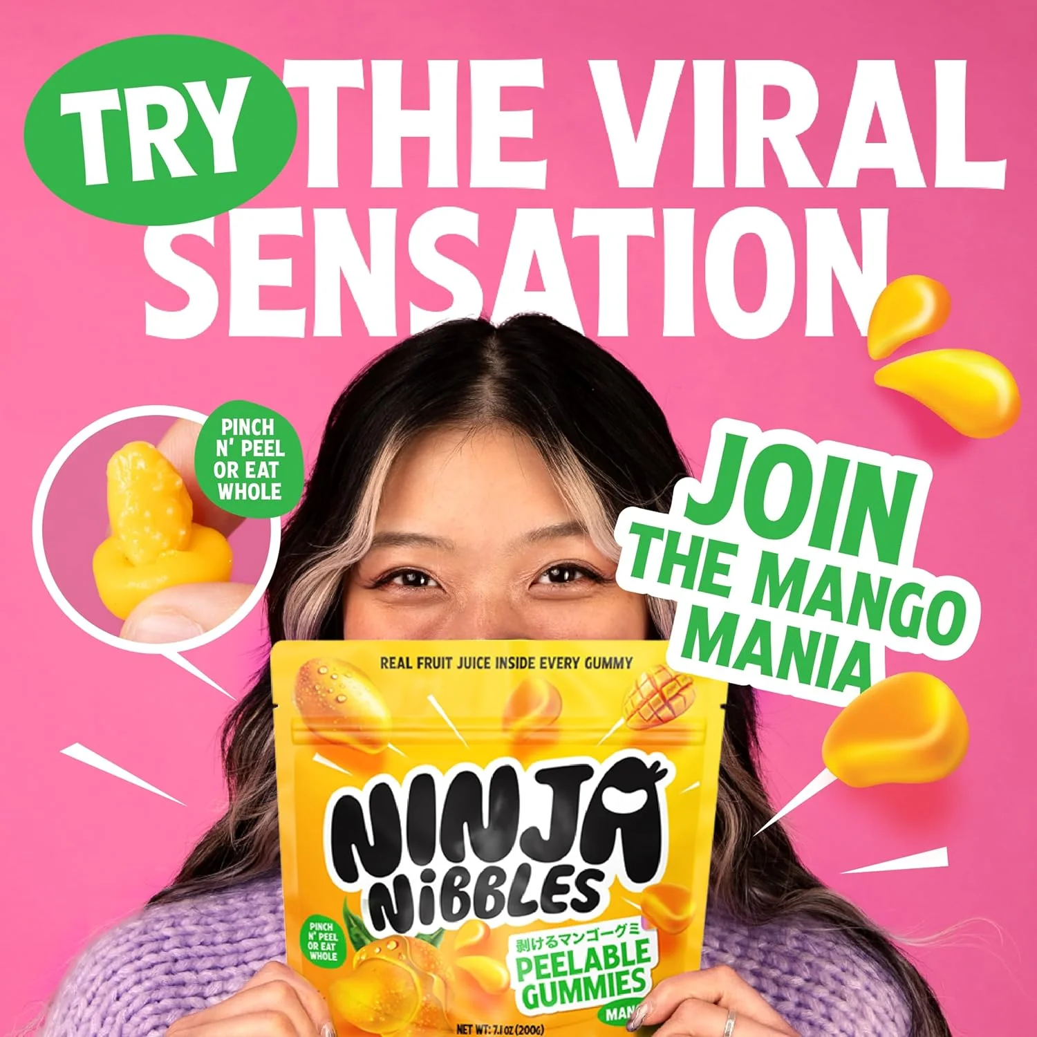 Peelable Gummies - Mango - Image 2