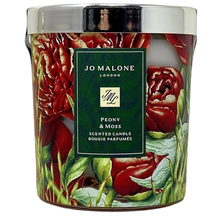 Peony & Moss Scented Candle - Boxed