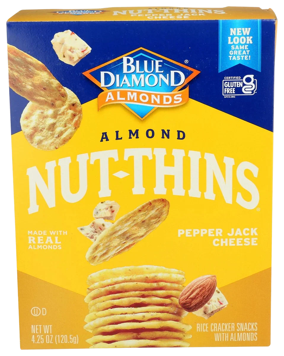 Pepper Jack Cheese & Almonds Rice Cracker